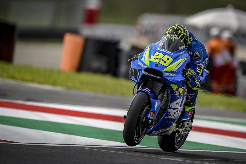 Iannone "Peras" Suzuki GSX-RR di Kualifikasi MotoGP Italia 2018  