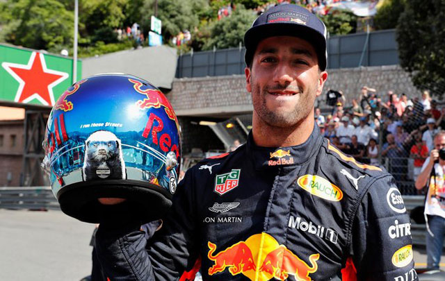 Kualifikasi F1 Monaco 2018: Daniel Ricciardo Tercepat dan Bikin Rekor Baru  