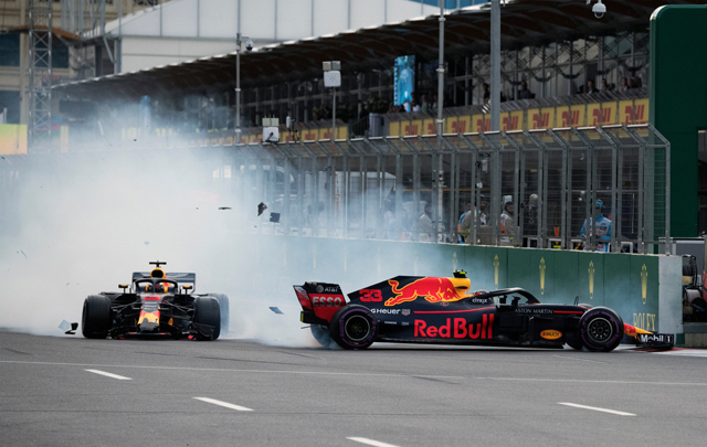 F1 Baku 2018: Terhipnotis Pertarungan Red Bull dan Jagokan Ferrari  