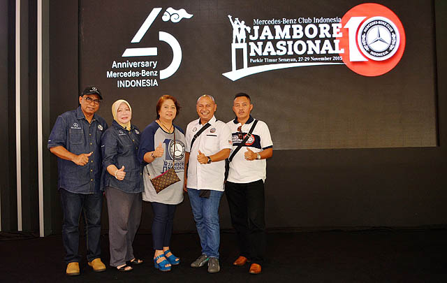 Perwakilan Klub Mercedes-Benz Malaysia Hadiri Jamnas MB Club INA ke-10  