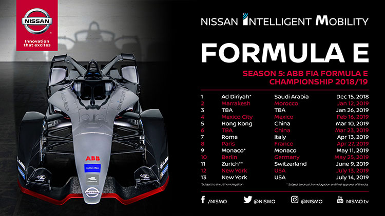 Nissan Sudah Siap Libas 12 Seri Formula E Championship  