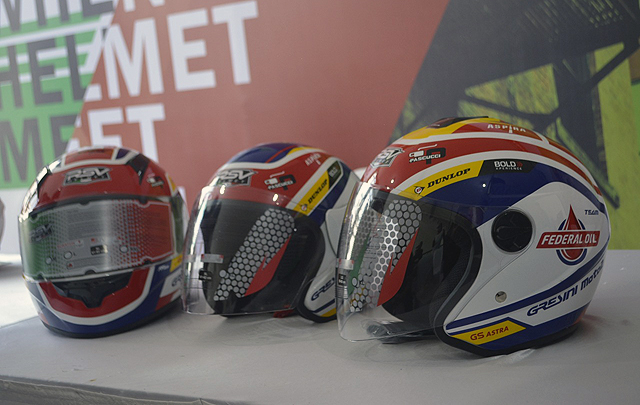 Jual Helm Murah Livery Gresini, RSV Helmet Targetkan 2020 Dipakai Rider MotoGP  