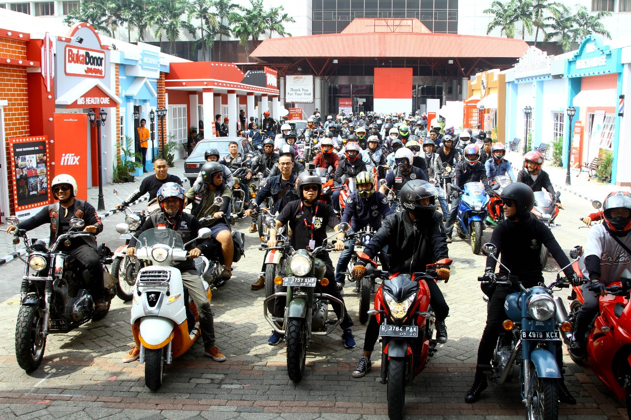 Keseruan Bikers Sunmori Menuju IIMS 2018  