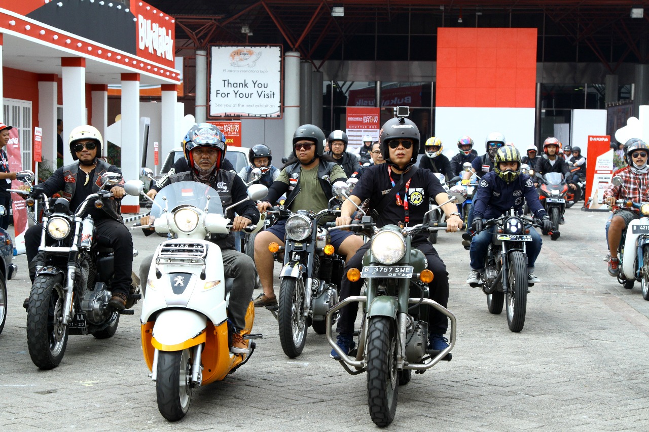 Keseruan Bikers Sunmori Menuju IIMS 2018  