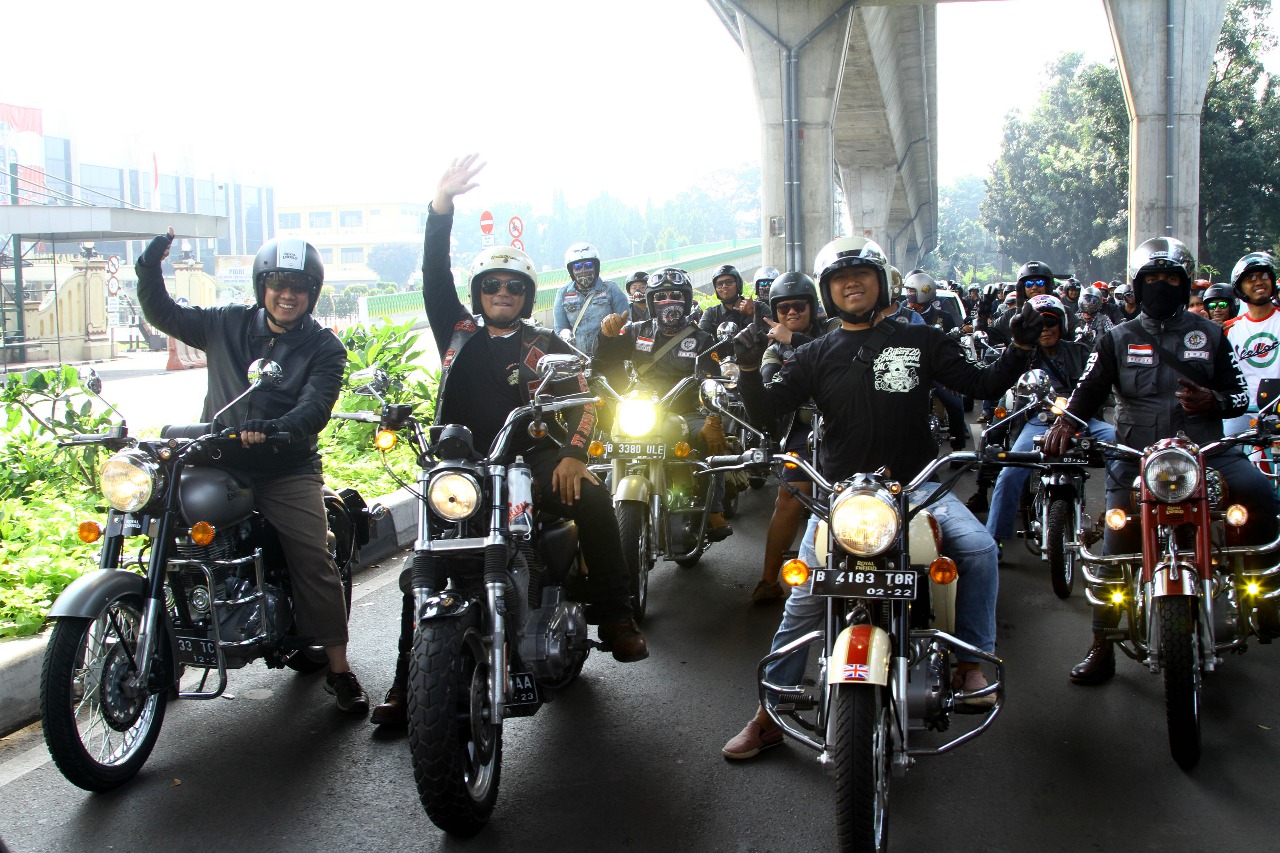 Keseruan Bikers Sunmori Menuju IIMS 2018  