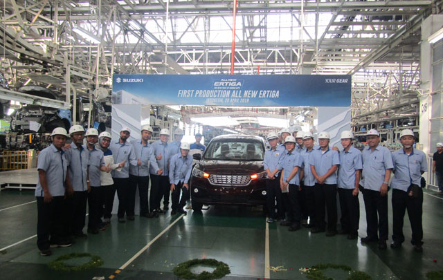 All New Suzuki Ertiga Siap Diekspor 12.000 Unit  