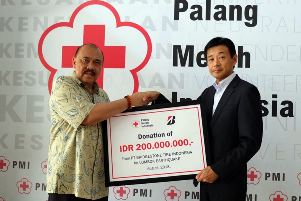 Bantuan Bridgestone Untuk Gempa Lombok  