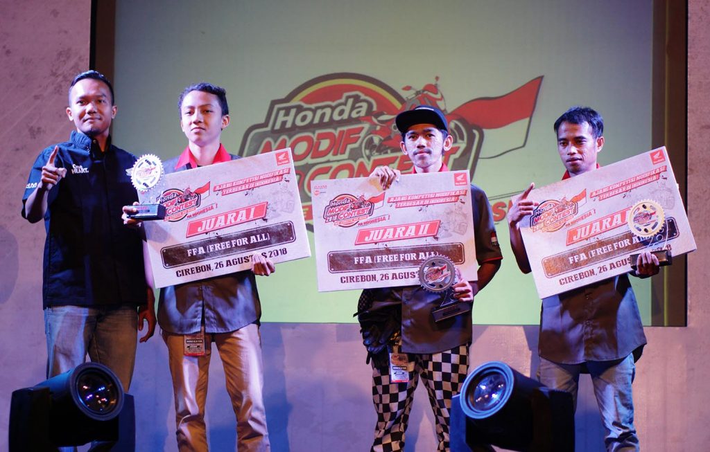 Inilah Jagoan Honda Modif Contest 2018 Cirebon  