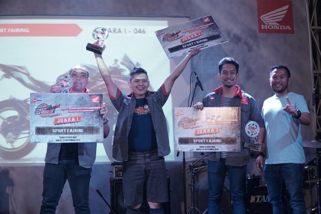 Ini Jawara Honda Modif Contest 2018 di Kota Bandung  