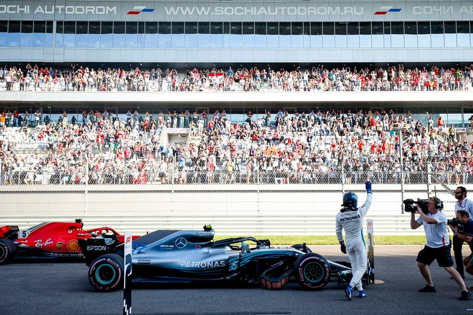 F1 Rusia 2018: Valtteri Bottas Start Terdepan  