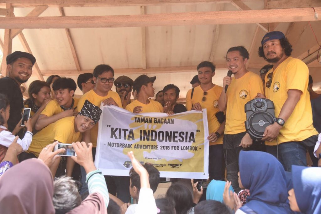Motorbaik Adventure 2018, Dukung Pemulihan Bencana Lombok  