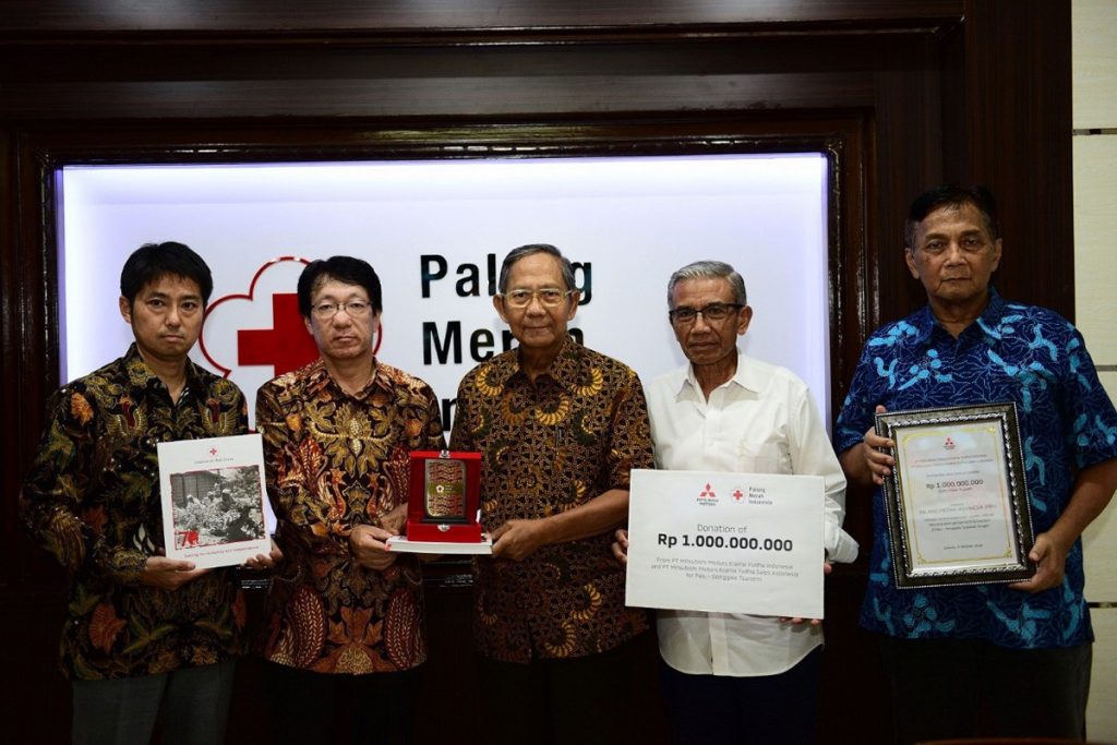 Donasi Group Mitsubishi Untuk Korban Gempa di Sulawesi  