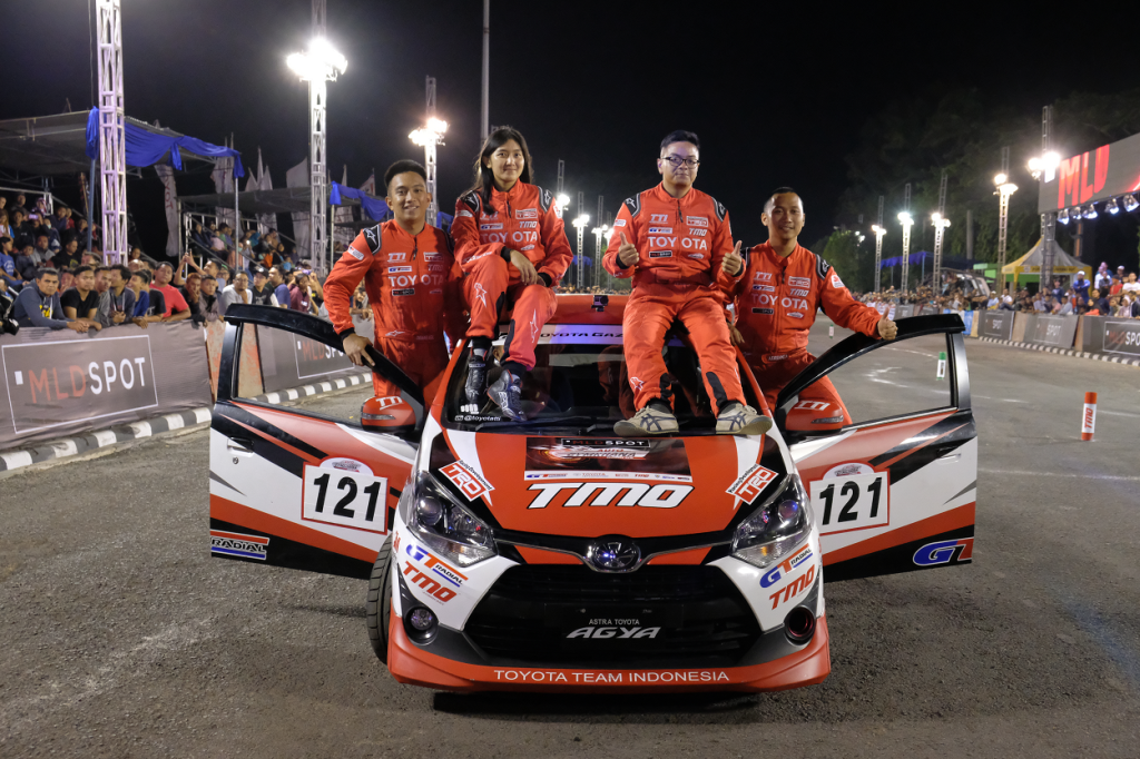 Toyota Team Indonesia Pimpin Klasemen Kejuaraan Gymkhana  