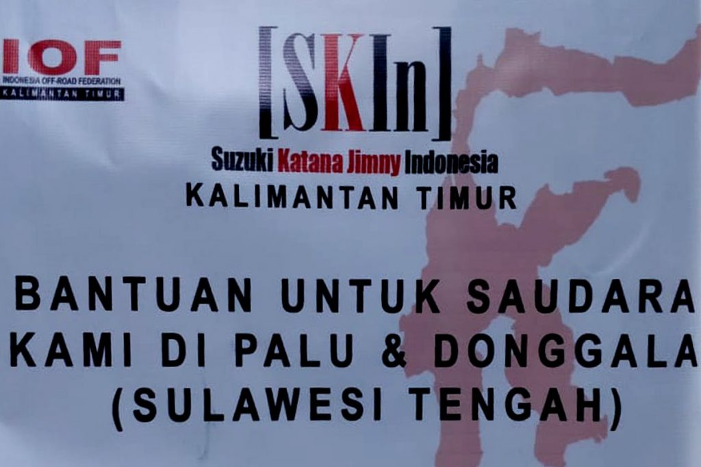 SKIN Kaltim Serahkan Bantuan ke Korban Bencana di Sulteng  