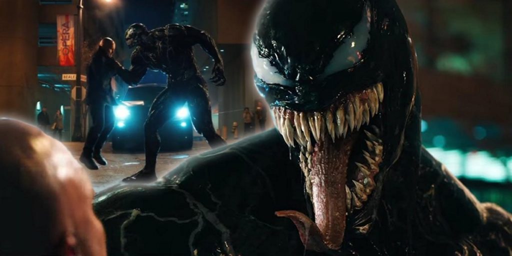 Venom Beraksi Pakai Ducati Scrambler Misterius  