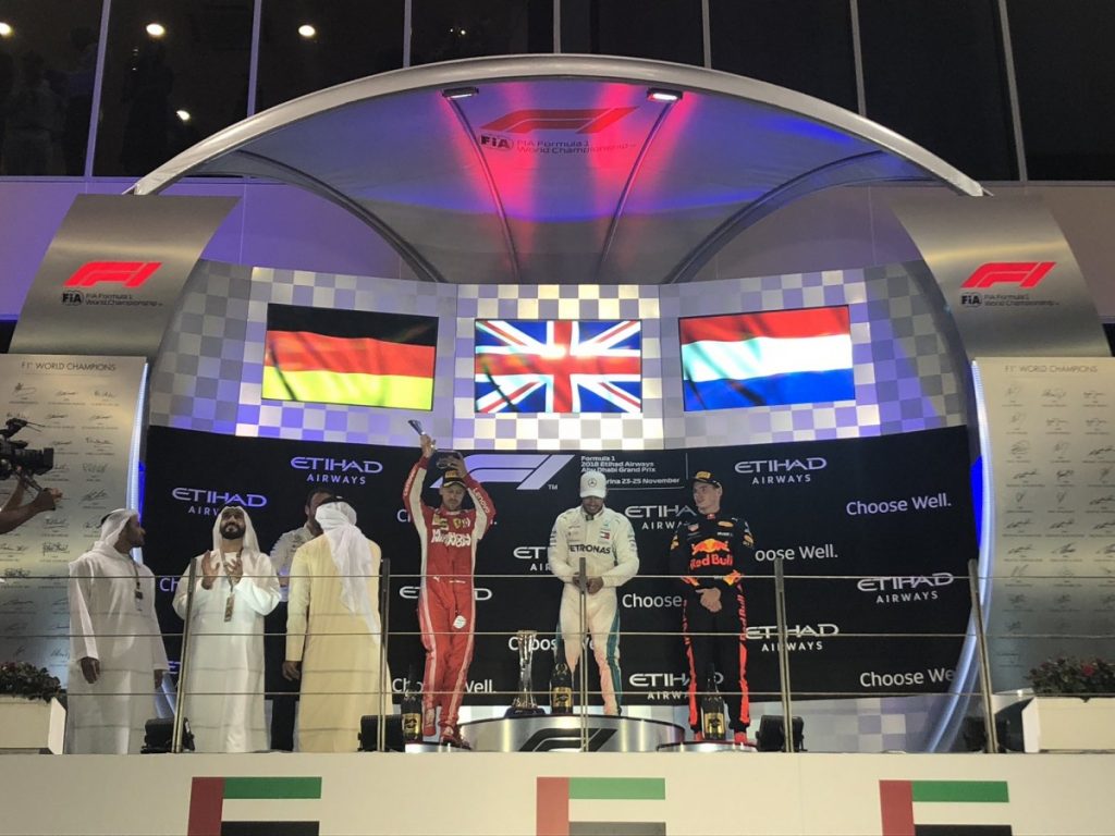 Lewis Hamilton Tutup Musim F1 2018 di Podium Kemenangan  