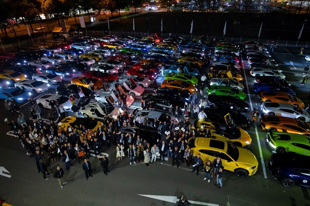 Lamborghini Day Japan 2018, Langka di Jalanan Jepang!  