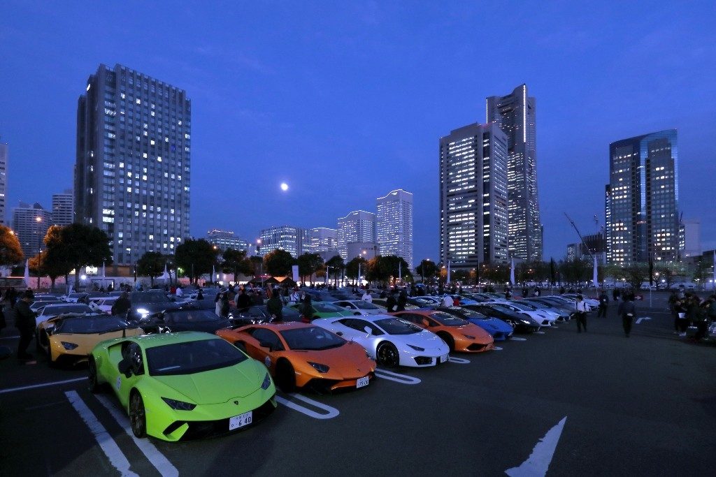 Lamborghini Day Japan 2018, Langka di Jalanan Jepang!  