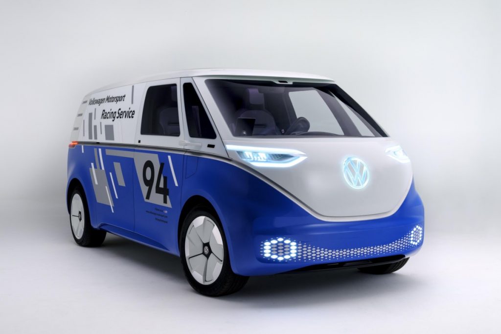 Volkswagen I.D. BUZZ CARGO concept, Gaya Balap!  