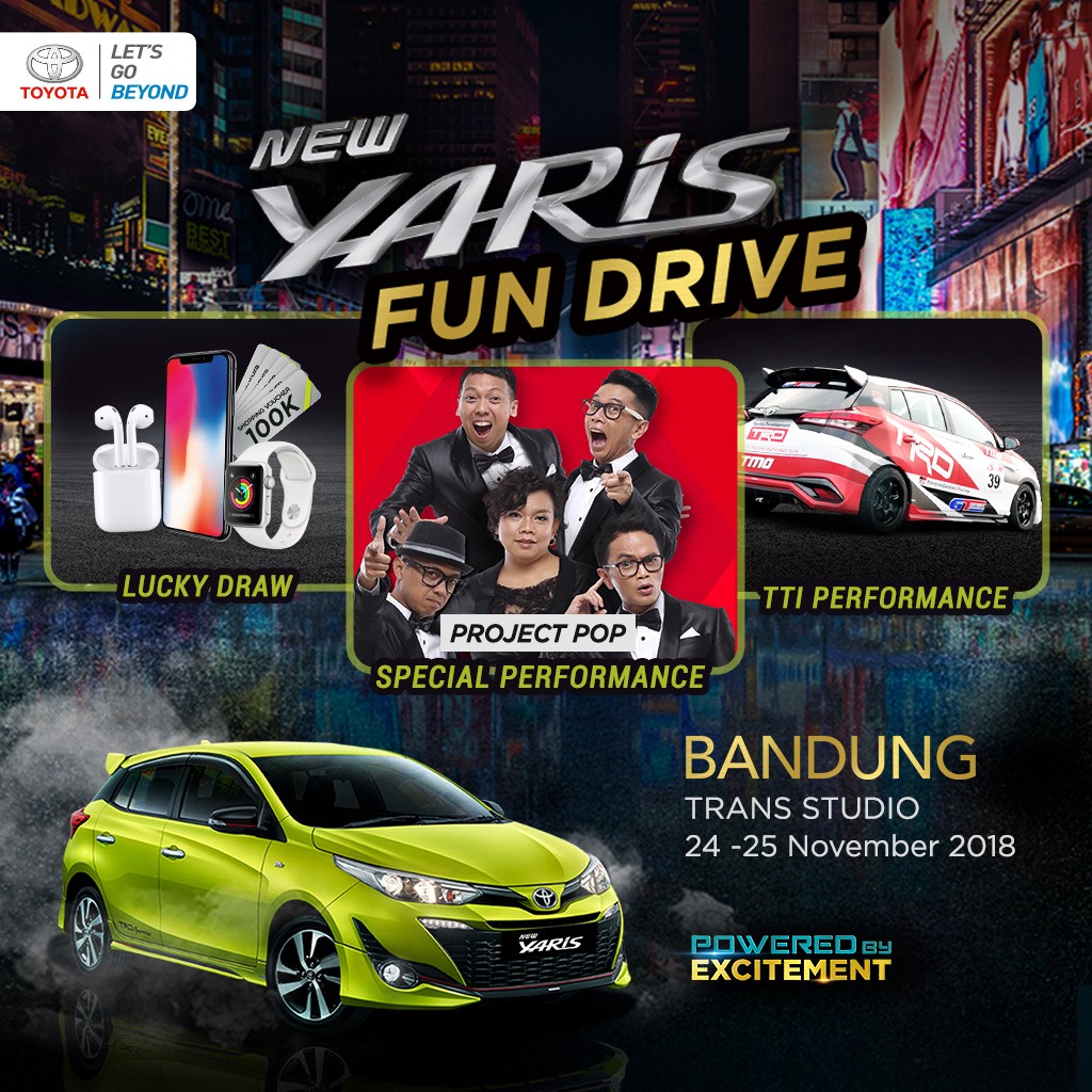 Yaris Fun Drive 2018 Tantang Anak Muda Kota Bandung  