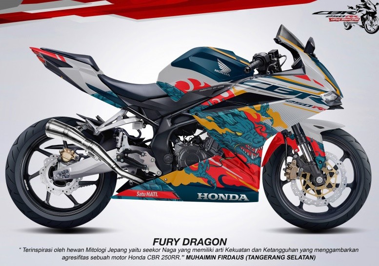 Honda CBR250RR Fury Dragon Ini Diganjar Rp 10 Juta  