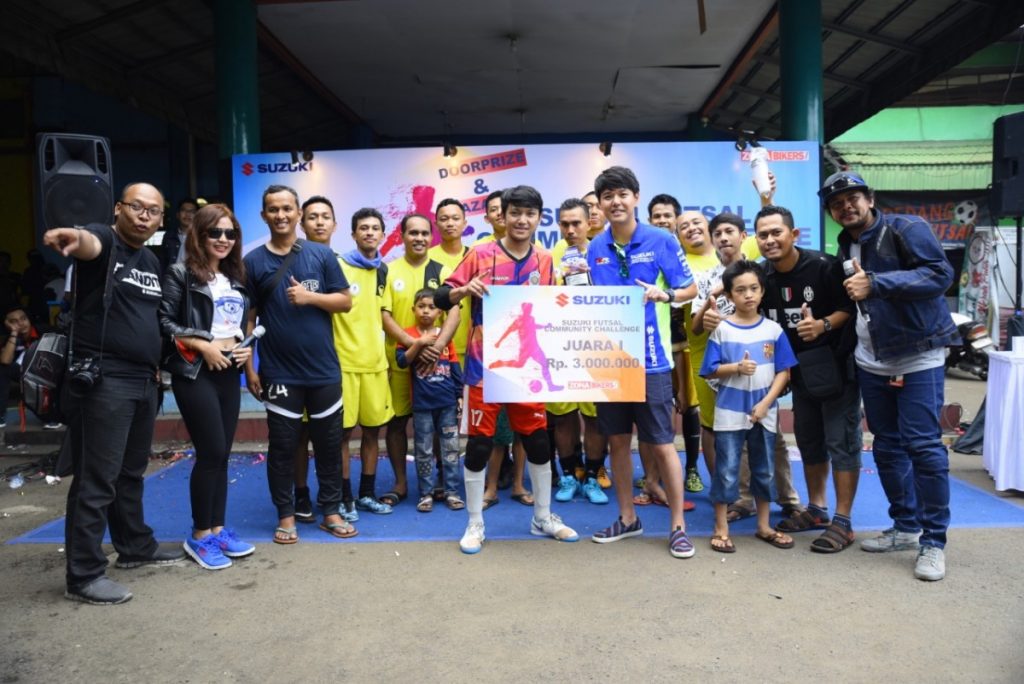 Komunitas Suzuki Makin Kompak dengan Kegiatan Futsal  