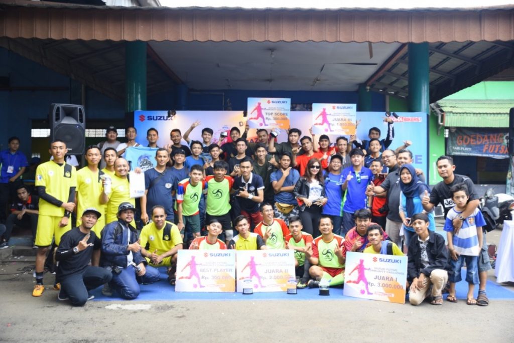 Komunitas Suzuki Makin Kompak dengan Kegiatan Futsal  