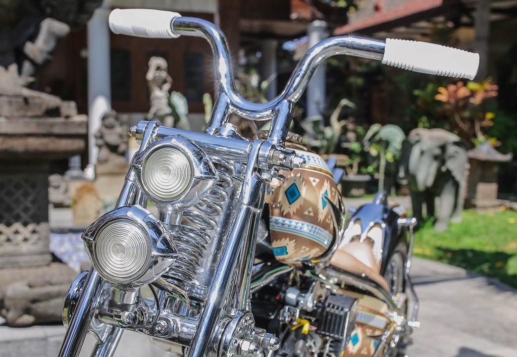Motor Kustom Asal Yogyakarta Ini Mejeng di Ajang Custom Dunia  