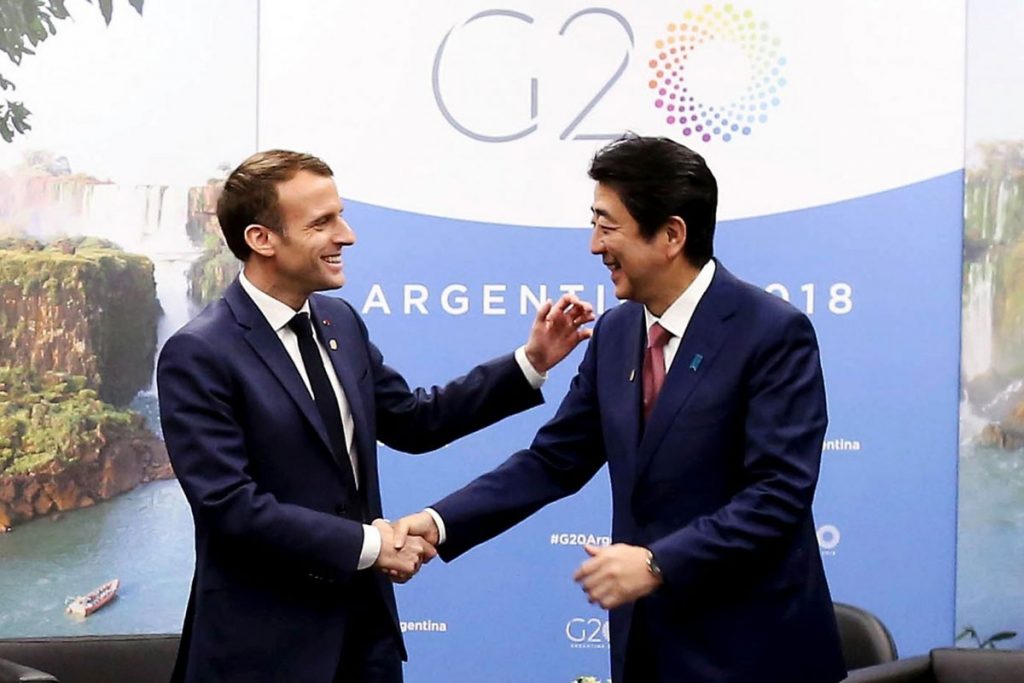 Di G20, Presiden Perancis dan PM Jepang Bincangkan Ghosn  