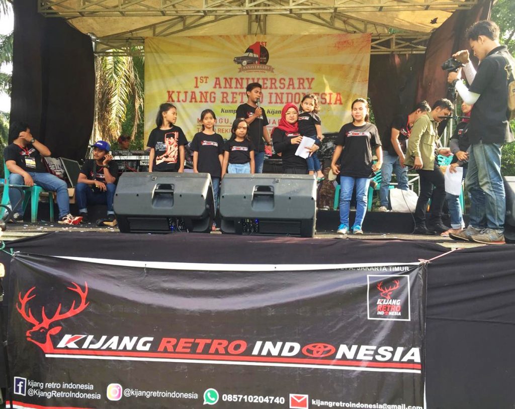 HUT Pertama Kijang Retro Indonesia, Sekaligus Deklarasi Anti Narkoba  