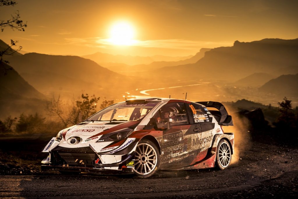 Toyota Yaris WRC Rajai 9 SS WRC Monte Carlo 2019  