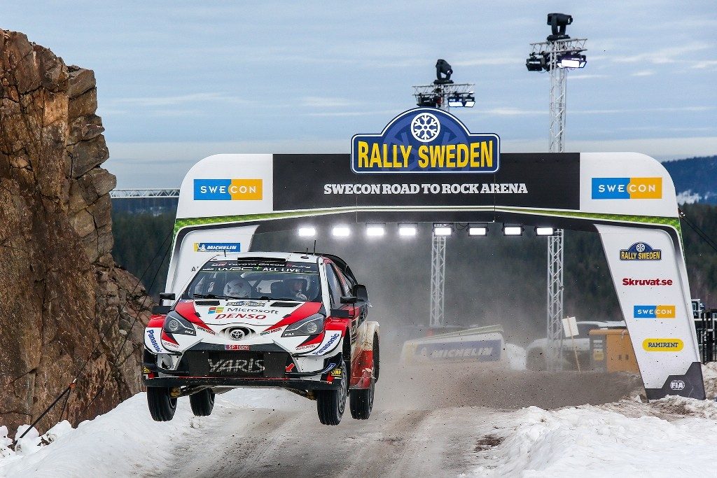 Toyota Yaris WRC Taklukkan Salju di Swedia  
