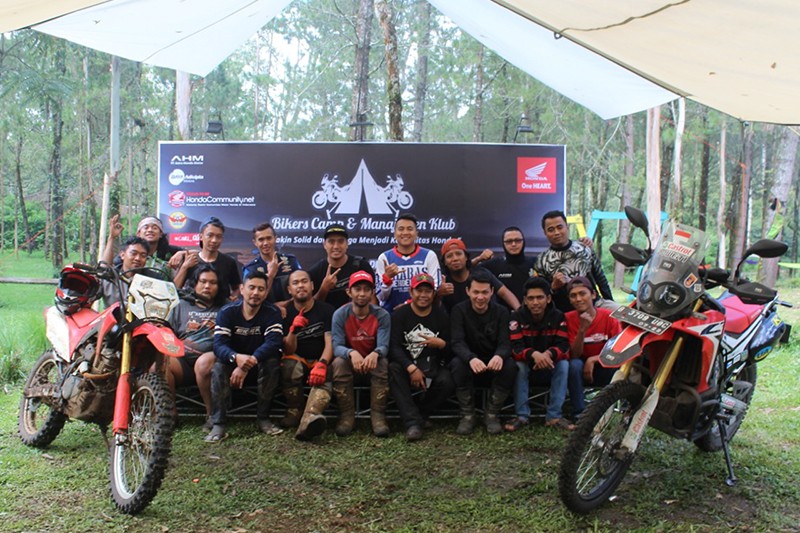 Bikers Honda Bandung Makin Akrab lewat Bikers Camp di Ciwidey  