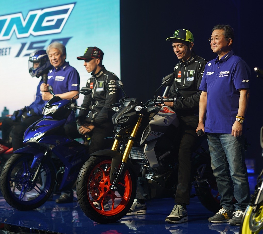 Rossi dan Vinales Kenalkan MT-15 dan New MX-King di Jakarta  