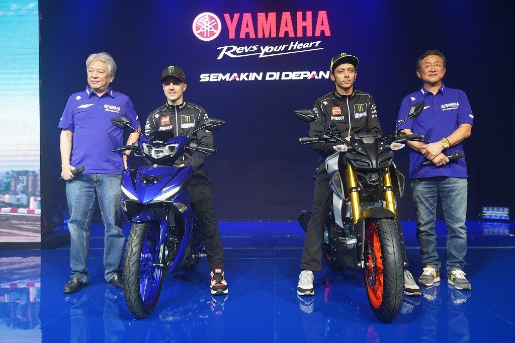 Rossi dan Vinales Kenalkan MT-15 dan New MX-King di Jakarta  