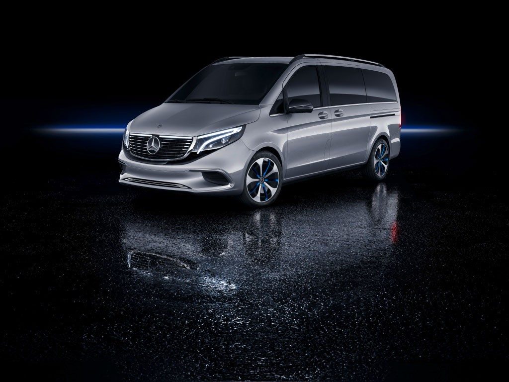 Mercedes-Benz Concept EQV, MPV Listrik 400 Km  