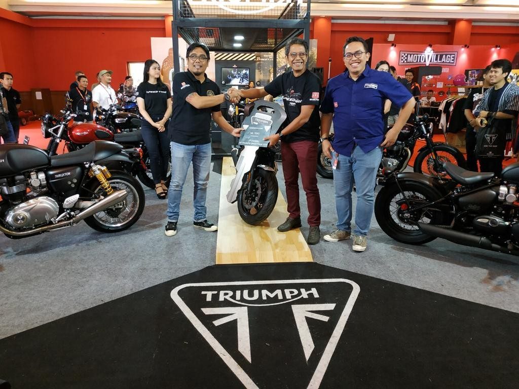 Triumph Speed Twin Meluncur di Telkomsel IIMS 2019, Nih Harganya!  