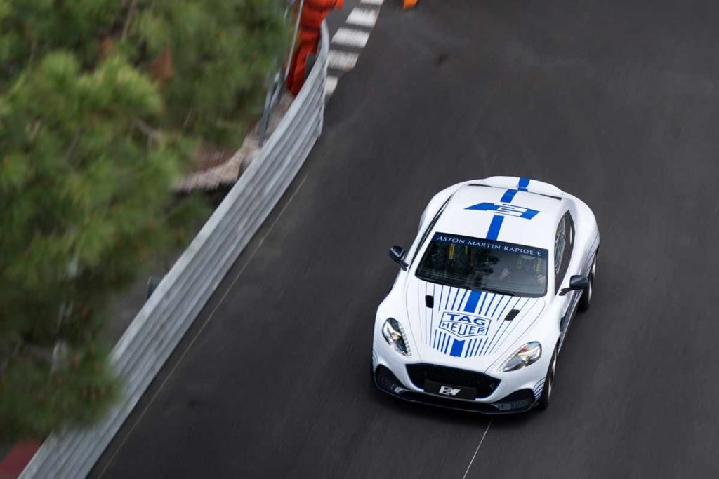 Aston Martin Rapid E Melesat di Formula E Monaco ePrix  
