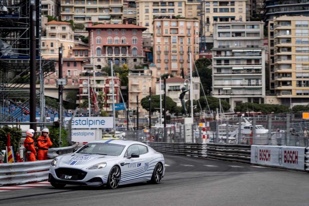 Aston Martin Rapid E Melesat di Formula E Monaco ePrix  