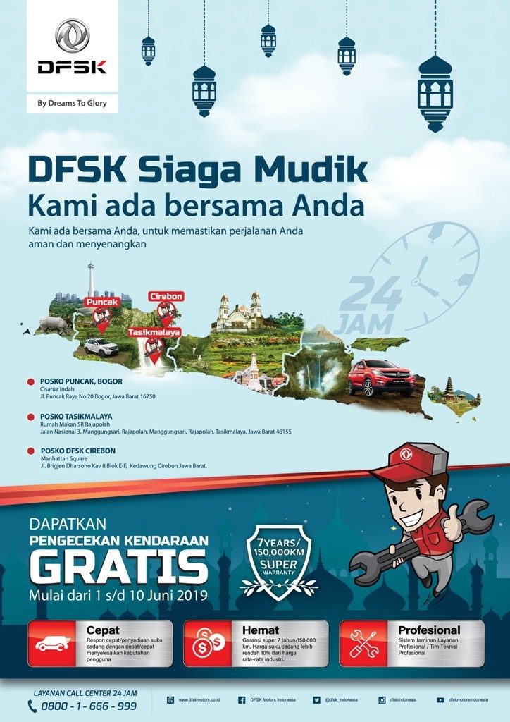 DFSK Siagakan Posko Mudik untuk Lebaran 2019  