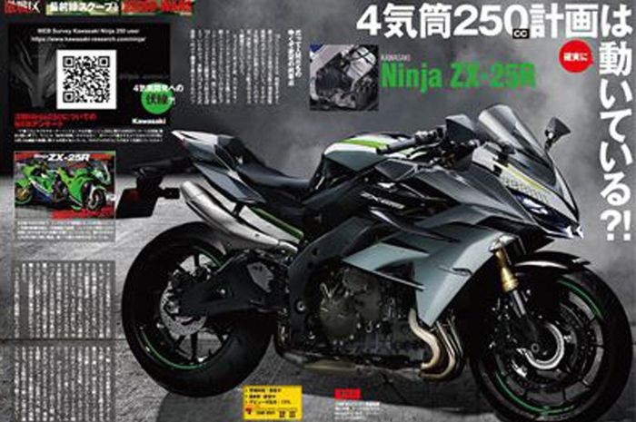 Kawasaki Ninja 250 4-Silinder Akhir Tahun 2019 Meluncur?  