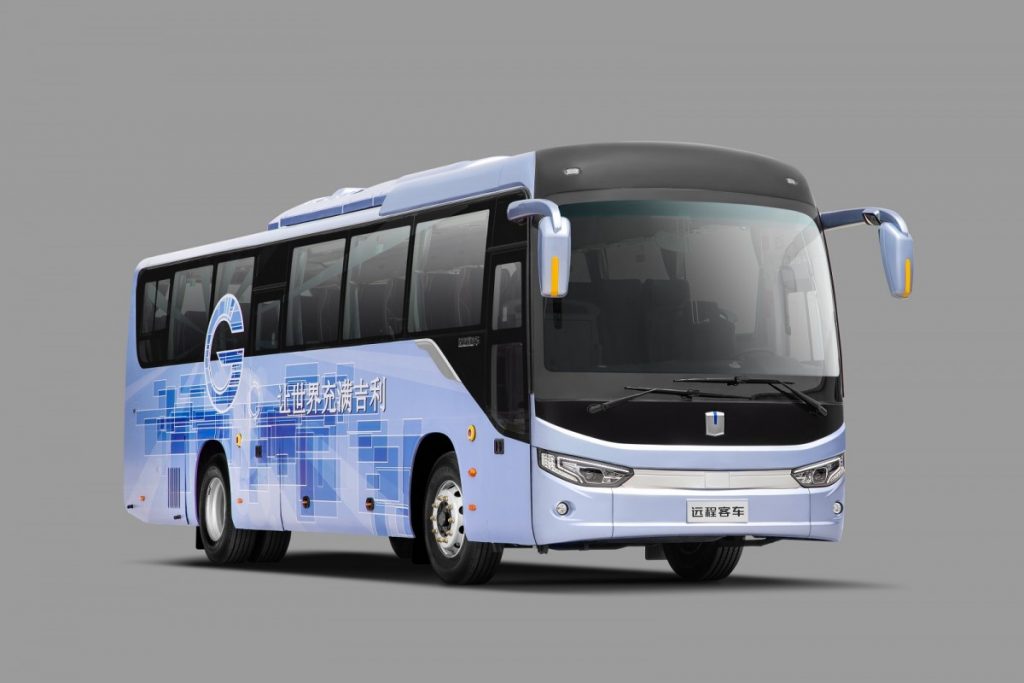 Geely Yuan Cheng Hadirkan Bus Hidrogen Tempuh 500 KM  