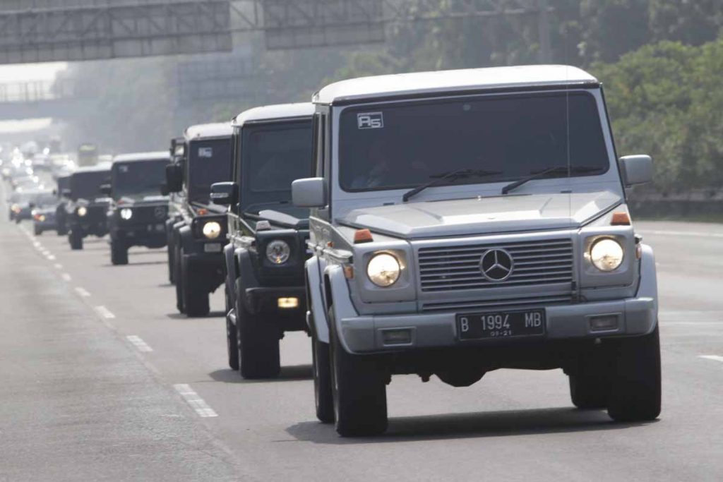 Tiga Klub Mercedes-Benz Gelar Presidential Motorcade Friendship Touring  