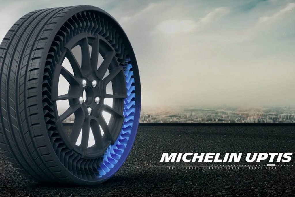 Michelin Kembangkan Ban Mobil Tanpa Udara  