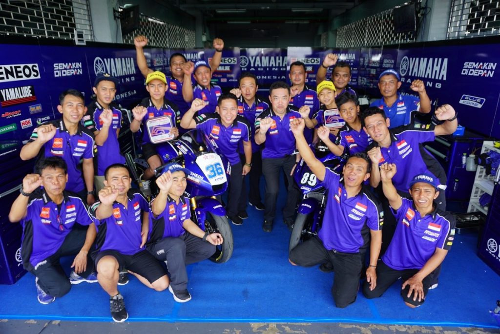 Pasukan Yamaha Indonesia Berhasil Podium Kelas AP250 dan UB150  