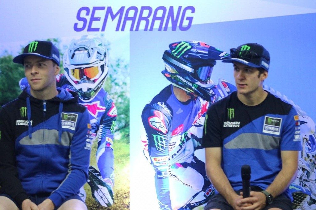 Duo Rider Monster Energy Yamaha Factory MXGP Singgah di Semarang  