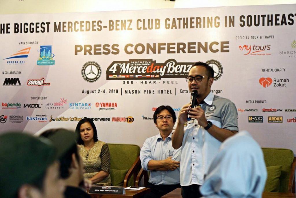 Event Merceday Benz 2019 di Dukung Disparbud Jabar  