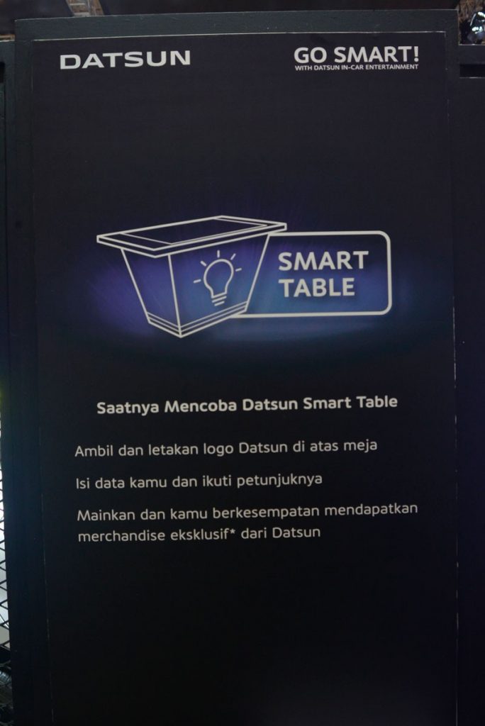 Pahami Teknologi Datsun Lewat Smart Touch Table  