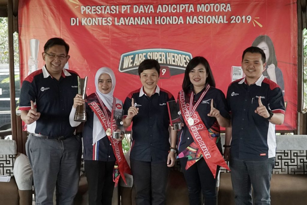 Dua Wakil DAM Juarai Kontes Layanan Honda Nasional 2019  