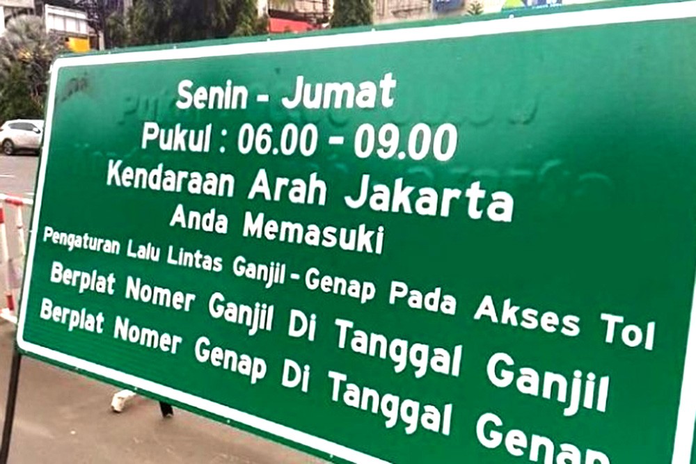 Menuju Kawasan Wisata di DKI Jakarta Belaku Ganjil Genap 